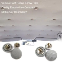 50pcs auto fastener clip snap pins retainer practical easy to use nylon stable car roof snap rivets headliner repair kit