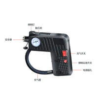 12v portable air inflator compressor pump tire led safety hammer compressor cordless for motorcycle electric auto car bike
