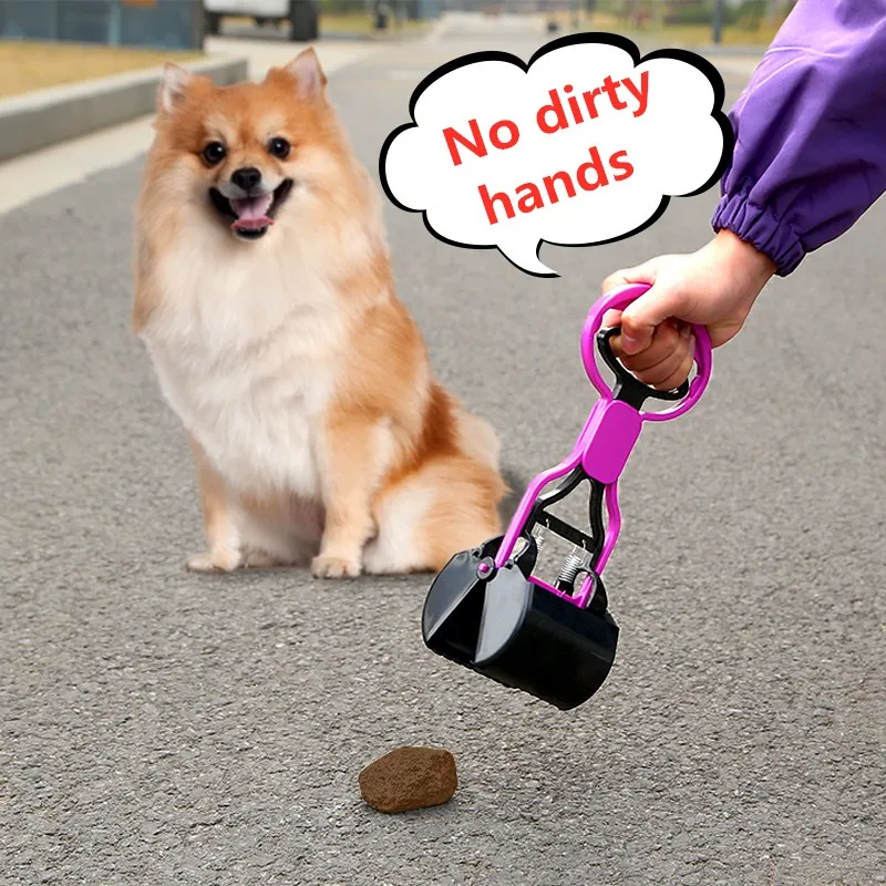 Уборка для домашних животных длинная ручка рандомная Чистка отходы собак щенков