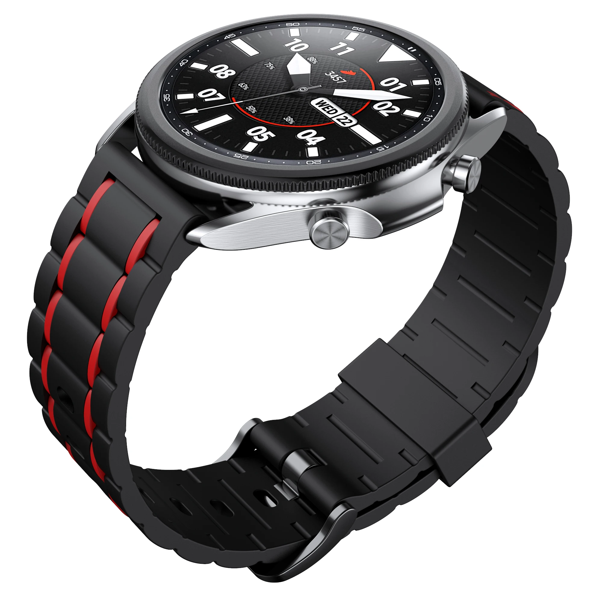 

ANBEST Universal Watchband 20mm for GarminMove/ Suunto3 22mm for Garmin Active Two-color Silicone Strap Smartwatch Accessories