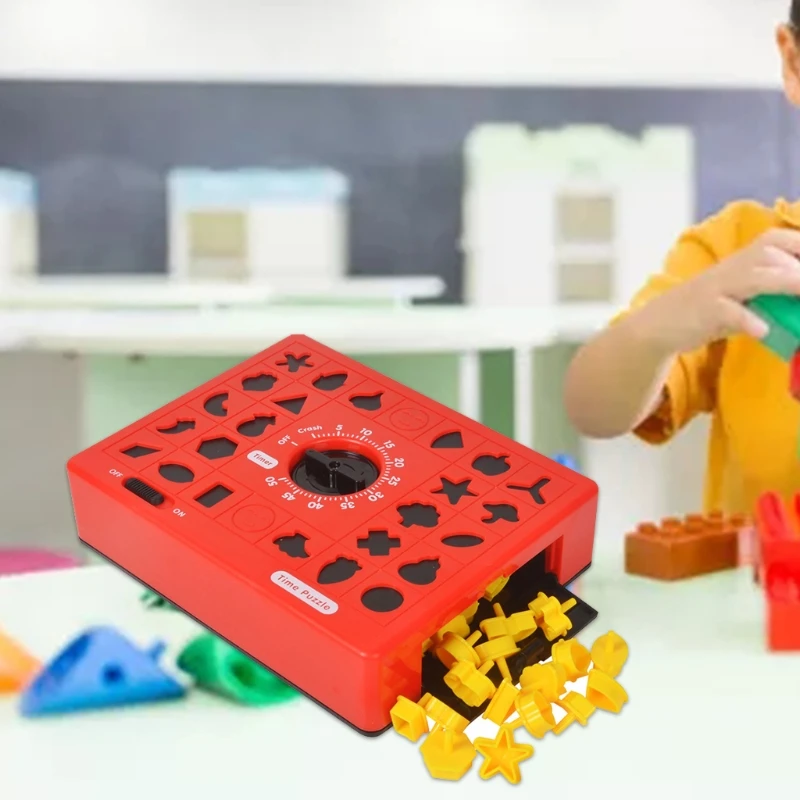 

Educational Identification Board for Kids Toy Time Puzzle Early Learning Match