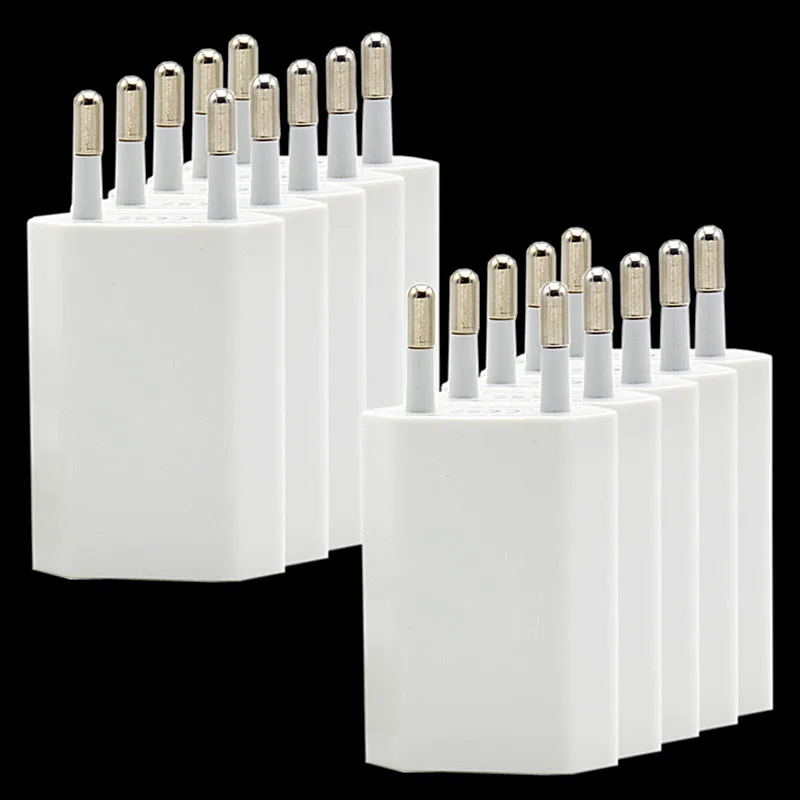 

10 шт. Зарядное устройство USB с европейской вилкой, адаптер для зарядки телефона для apple iphone 4 4s 5 SE 6 6S 7Plus X XS 11 XR, портативное настенное зарядное ...