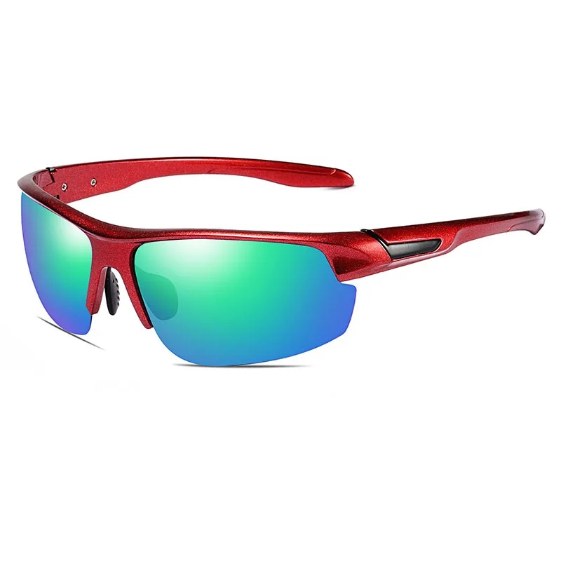 Модные уличные спортивные солнцезащитные очки Мужские поляризационные для