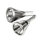 Инструмент для удаления заусенцев с внешней фаски, Серебряный шестигранный хвостовик, треугольная ручка, инструмент для удаления заусенцев с внешней фаски, нержавеющая сталь