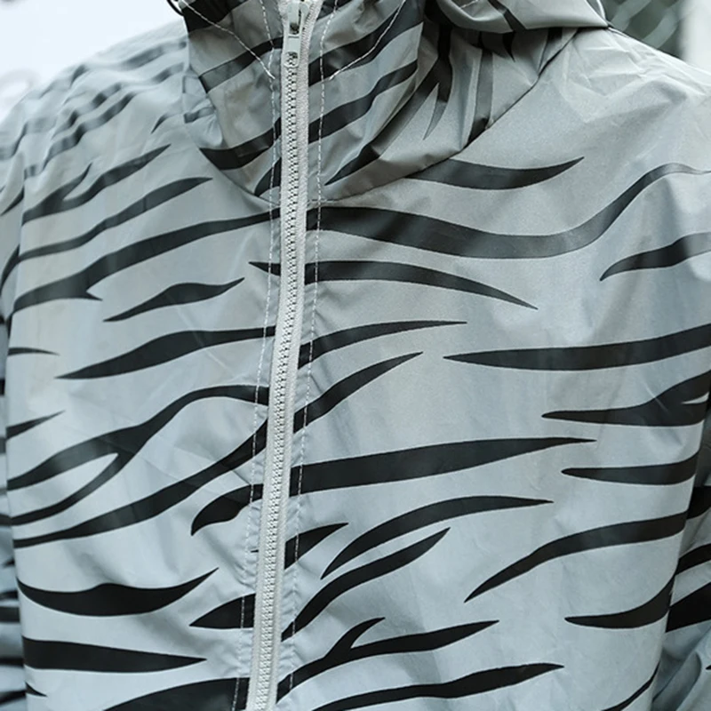 Ветровка мужская Светоотражающая водонепроницаемая куртка в стиле Хай-стрит