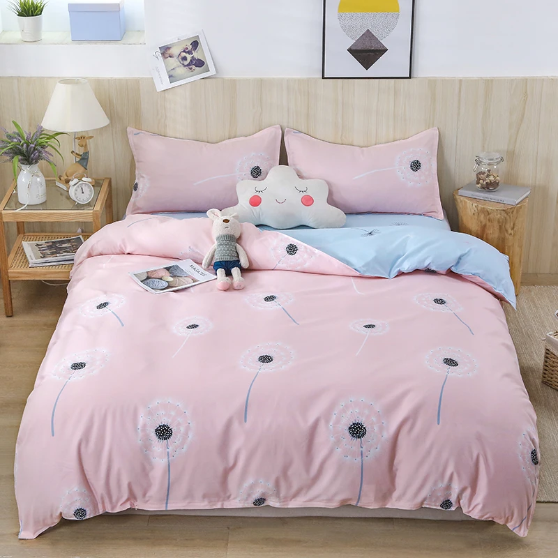 

Anti-Wrinkle, Bedding Set 4 In 1,1 Duvet Cover ,2 Pillow Shams And 1 Bed Sheet Queen ,King ,Twin ,Full Size
