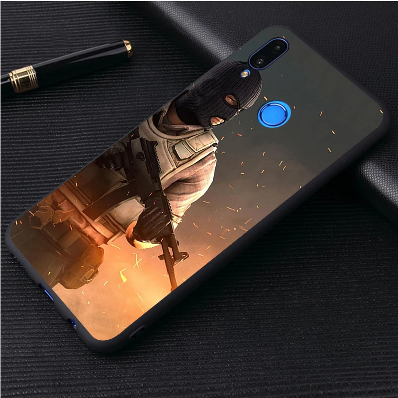 Черный силиконовый чехол для телефона CS GO Gun Game honor 30 20 Pro 8 8X 9 10 Lite Mate чехол|Бамперы|