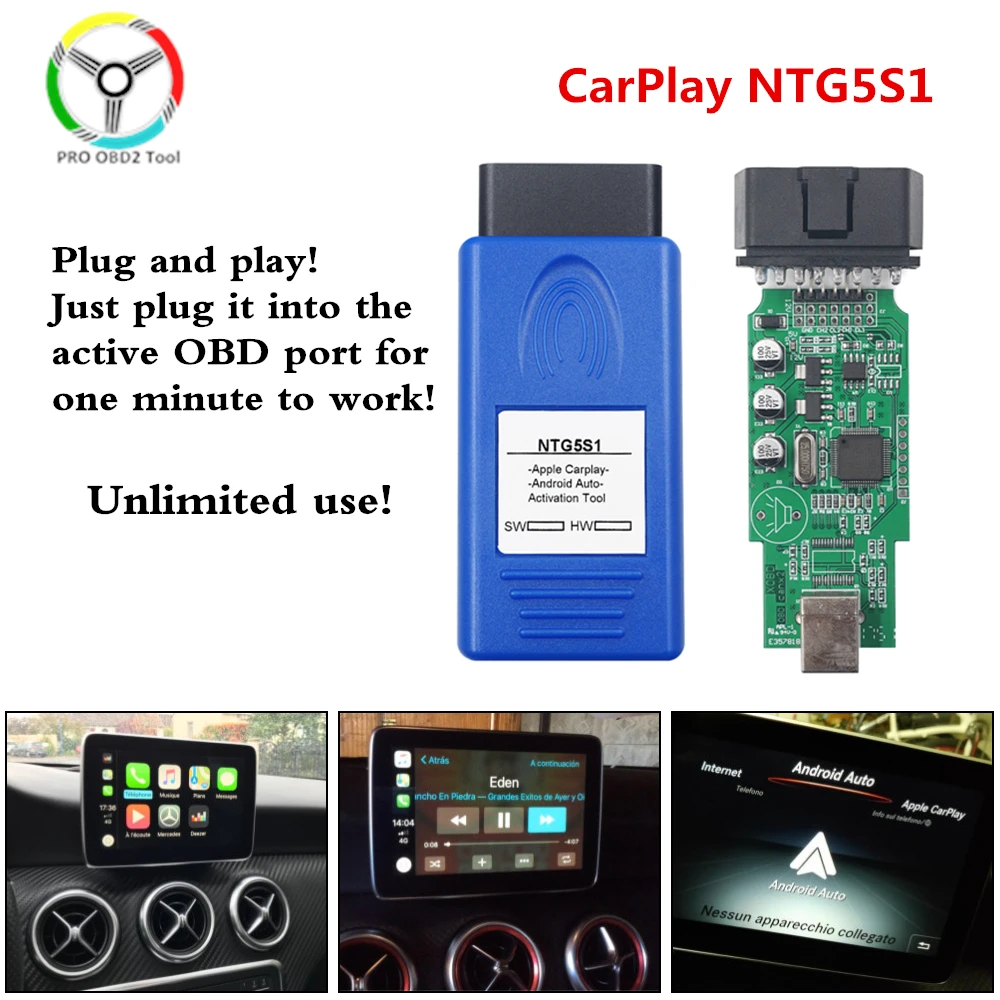 Оптом для Apple CarPlay NTG5S1 Android Авто NTG5ES2 инструмент активации Mercedes Benz NTG5 S1 | Автомобили