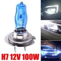 2pcs hod h7 100w 12v car driving light high quality bulb auto car headlights sun lightultra white super bright 4500k fog light