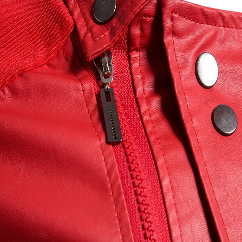 

New Classic Motorcycle Leather Jacket Men Coats Casual Zipper PU Leather Jacket Male Jaqueta De Couro Masculina