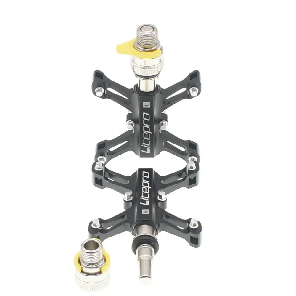 TWTOPSE Quick Release Bicycle Pedals For Brompton Birdy 3SIXTY 412 P8 Fnhon Folding Bike Pedal 3 Bearings CNC Lightweight EZY | Спорт и