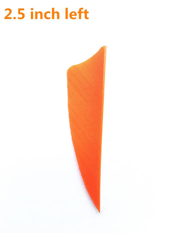 orange Высокое качество, 36 шт., 2,5 дюймов, ArcheryTurkey, перо, стрела, стрелы, фуры для стрельбы из лука, сделай сам, настоящее перо, венгтинг - Цвет: orange