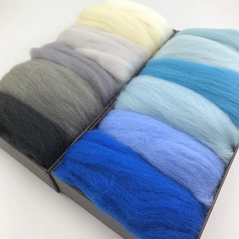 Шерстяное волокно для вязания мягкая игла игл игрушки и мокрого валния рукоделие