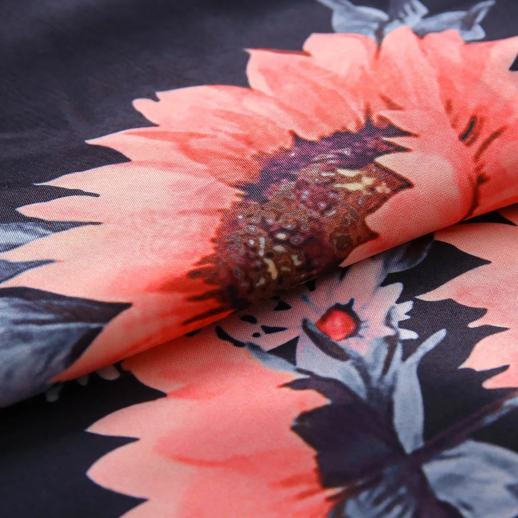 Рубашка JAYCOSIN 2019 осенние мужские рубашки с цветочным принтом Мужские приталенные