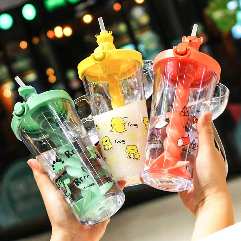 500ml Water Bottles For Girls Portable Leak-proof Cup High Quality Tour Outdoor Bicycle Sports Drinking | Дом и сад