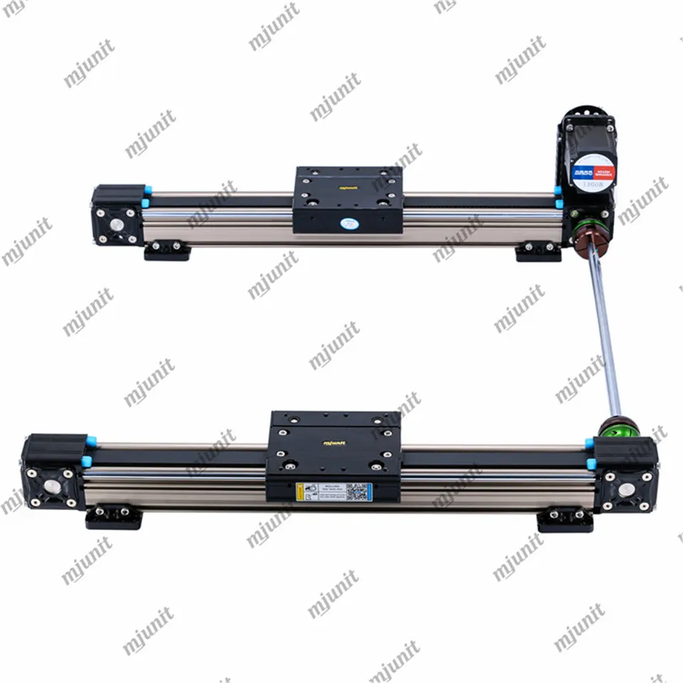 

mjunit synchronous belt linear guide mute module customized automatic production line high-speed reciprocating sliding table