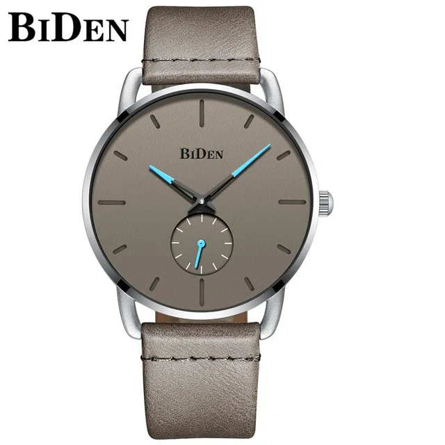 Color 16 Reloj Hombre BIDEN Top Brand Luxury Men Watches Waterproof Ultra Thin Date Wrist Watch Male Mesh Strap Casual Quartz Clock - Цвет: Color 16