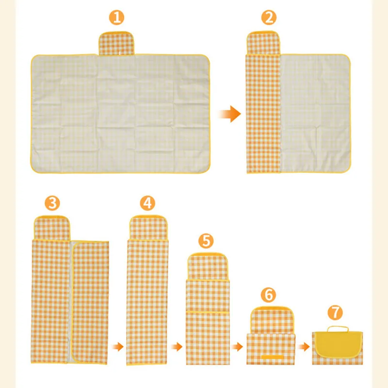 Складной коврик для кемпинга одеяло пикника пляжный напольный сна плед Оксфорд