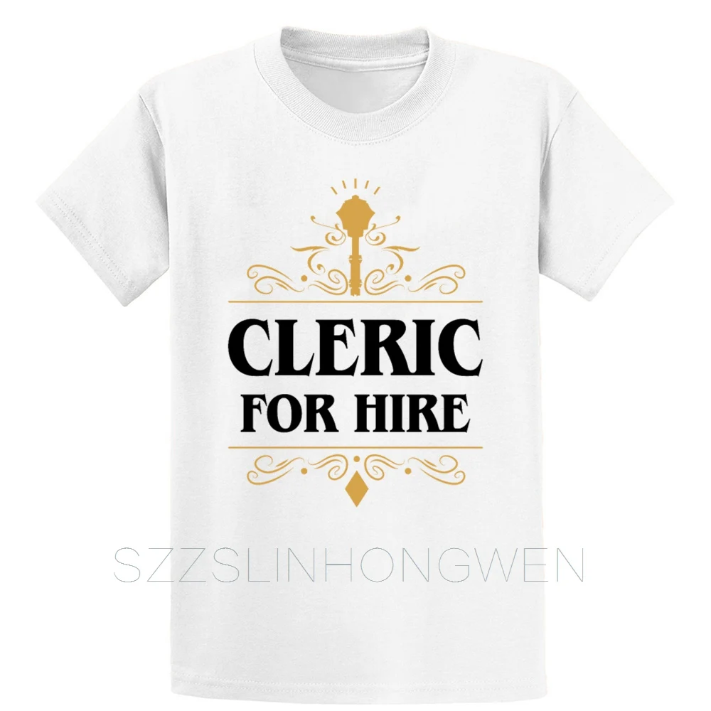 Клирик на Прокат Настольный ролевые классы футболка хлопковые оригинальные