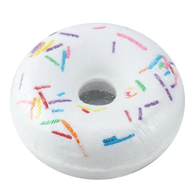 

Donut-shaped Bath Salt Nourish And Clean Body Skin Bath Relief Salt Bubble Shower Body Whiten Ball Relax Skin Bombs Stress E9Z8