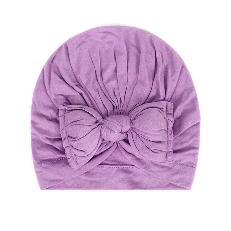 

Fashion Baby Hats Rabbit Ears Infant Children Baby Girls Boho Hat Beanie Scarf Turban Head Wrap Cap headscarf Solid ColorHat