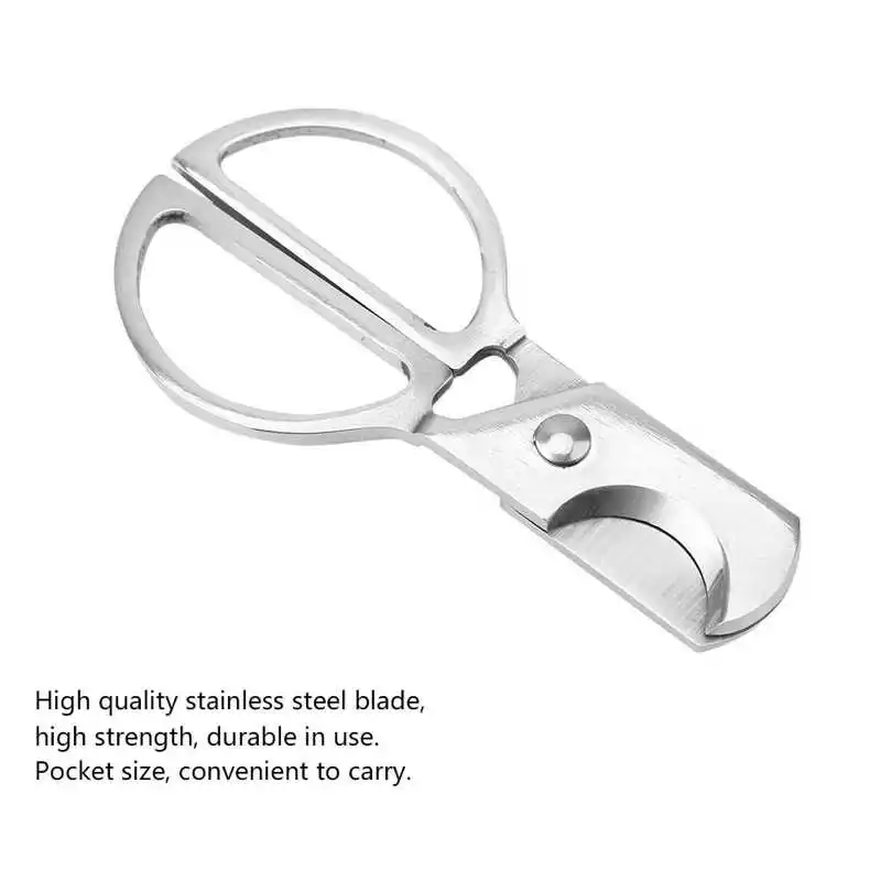 Портативный Нержавеющая сталь карман двойное лезвие нож для сигар Ножи ножницы