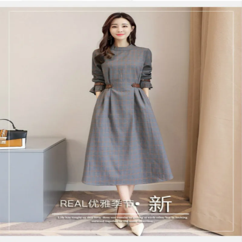 

2021 Autumn Winter Vintage Dress Female High Waist Slim Bogycon Sexy Casual Long Sleeve Elegant Dress Vestidos Mujer Dresses