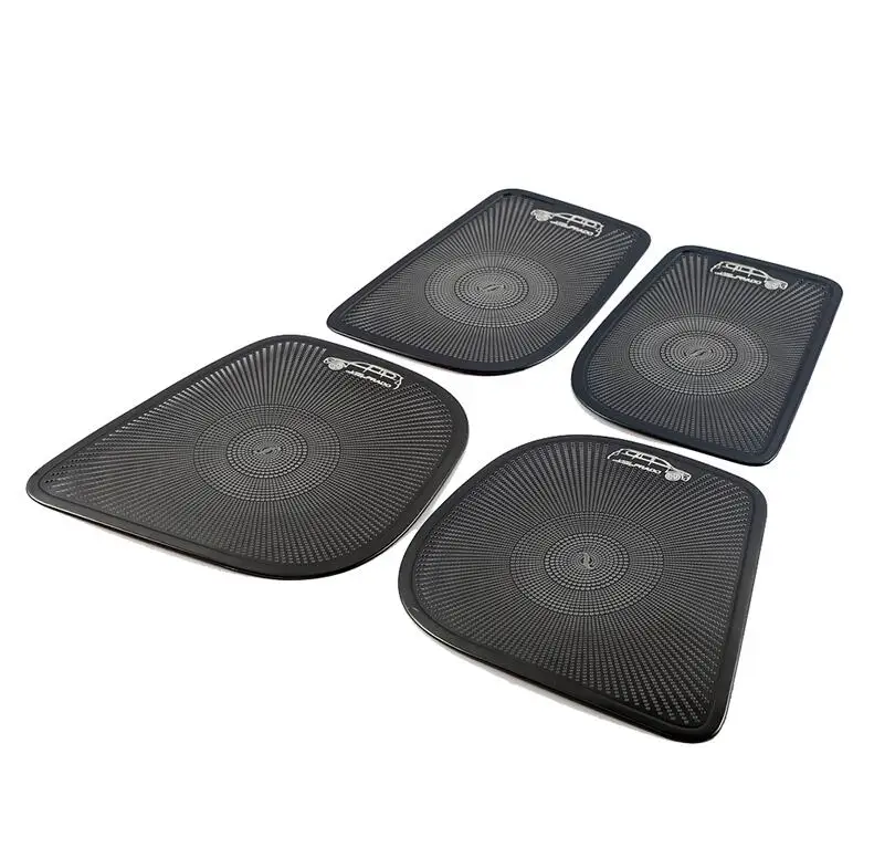 

4 шт., крышка автомобильного аудиодинамика из нержавеющей стали, накладка на дверную крышку громкоговорителя, накладка для Toyota Land Cruiser Prado 150 J150 2010-2019