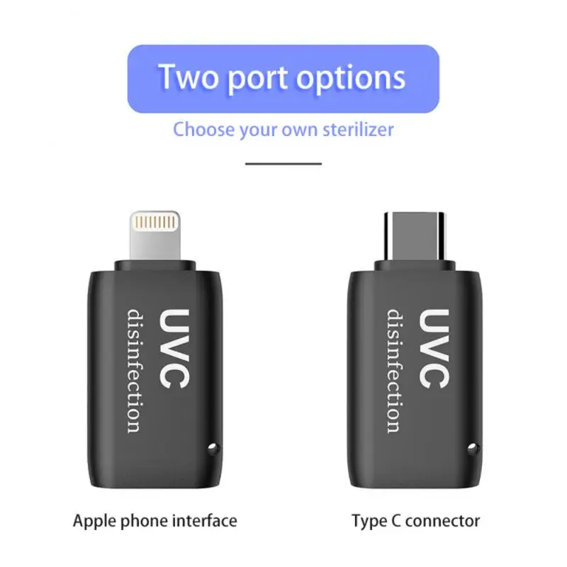 Мини светодиодная бактерицидная лампа адаптер UVC стерилизация USB портативная