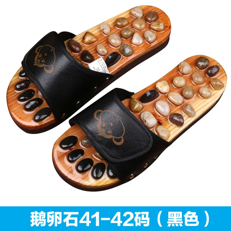 Массажные шлепанцы для ног натуральный Массажер рефлексотерапии улучшения