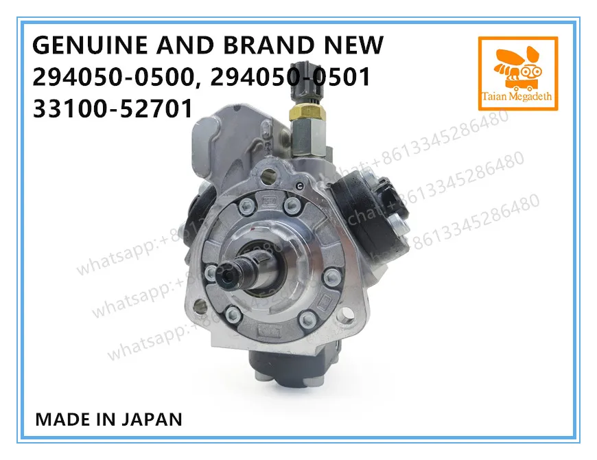 Оригинальный и новый дизельный топливный насос COMMON RAIL HP4 294050-0500 294050-0501 33100-52701 |