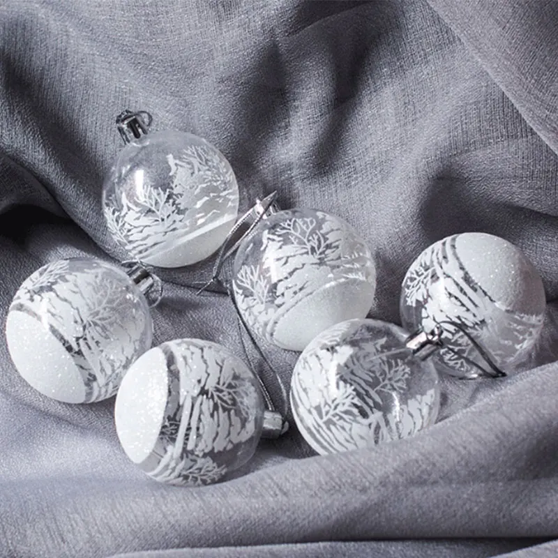 2020 Новое Рождественское украшение прозрачный Снежный шар висячие украшения