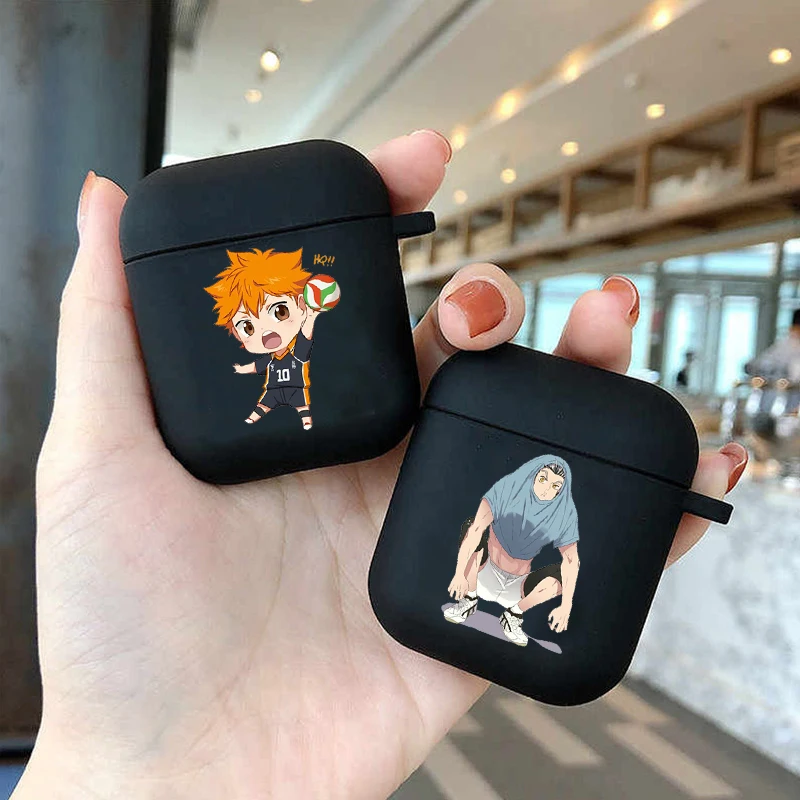 

Japan Anime Oya Oya Oya Haikyuu Love Volleyball Soft silicone TPU Case For AirPods Pro 1 2 3 Wireless Bluetooth Earphone Box