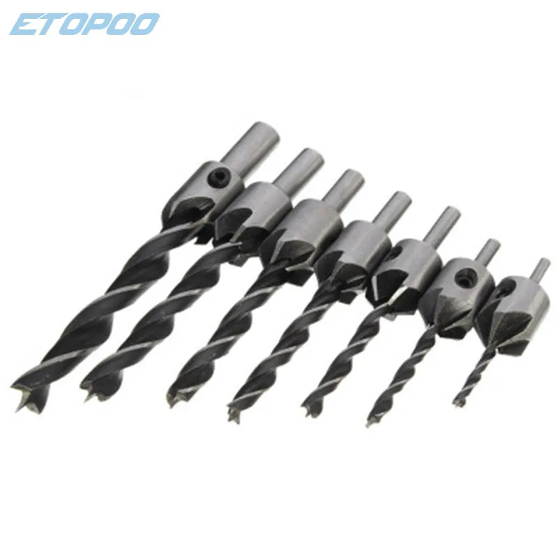 3-10 мм столешница сверло флейта Круглый хвостовик регулируемые конические биты