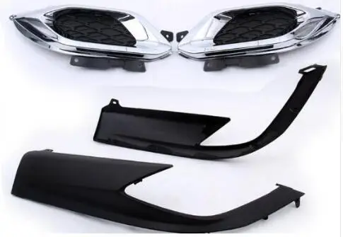 

ABS Chrome Car Bumper Front Lip, Auto Car Rear Diffuser Exhaust Protector Cover Fits For 16-19 Lexus RX450h 2016 2017 2018 2019