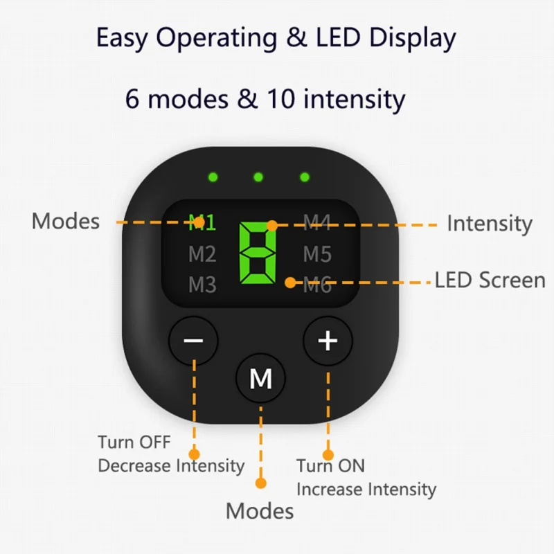 Muscle Stimulator Body Belt Unisex Stickers Massager Training Shaping Slimming Trainer Smart Fitness Abdominal | Спорт и развлечения