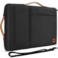 Multi-use Strap Laptop Sleeve Bag With Handle For 10  13  14  15 6  17  Inch Notebook Shockproof Computer Bag Black