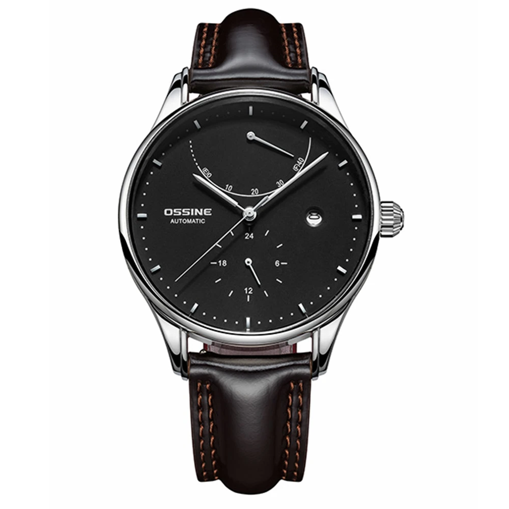 

OSSINE Men's Mechanical Watch Miyota 9100 Automatic Watch Luxury 42mm Dress Wristwatches Water Resistant Sapphire Crystal Clocks