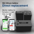 Литиевая батарея NIU N NQi GT, оригинальная запасная батарея Bluetooth APP 21700 18650, перезаряжаемые батареи большой емкости, быстрая зарядка