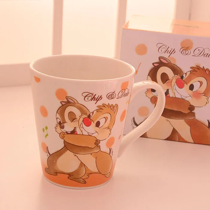 Ститч Scrump маленькая Русалочка Ариэль чип N' ALE Chipmunk чужеродный фарфор керамическая кружка кофейная кружка чашка подарок на день рождения с коробкой