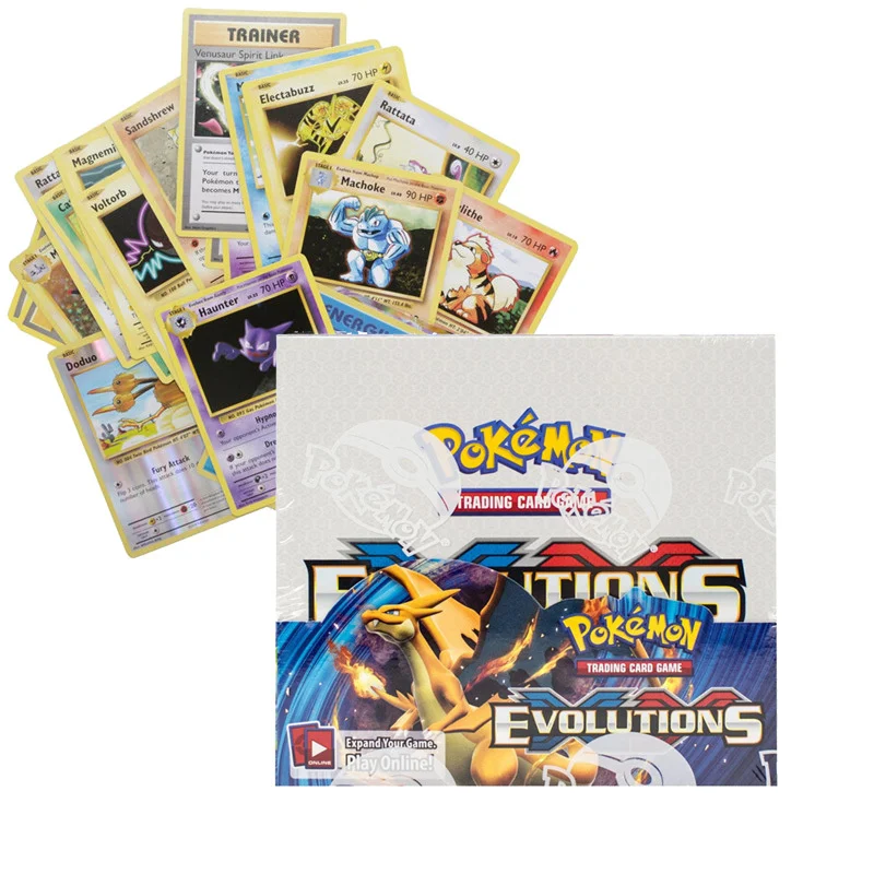 

Pokemon Cards 324Pcs Xy Evolutions 36 Bags In A Box for Boys Toys Sealed Booster Box Collection Trading Card Game Toys Gifts