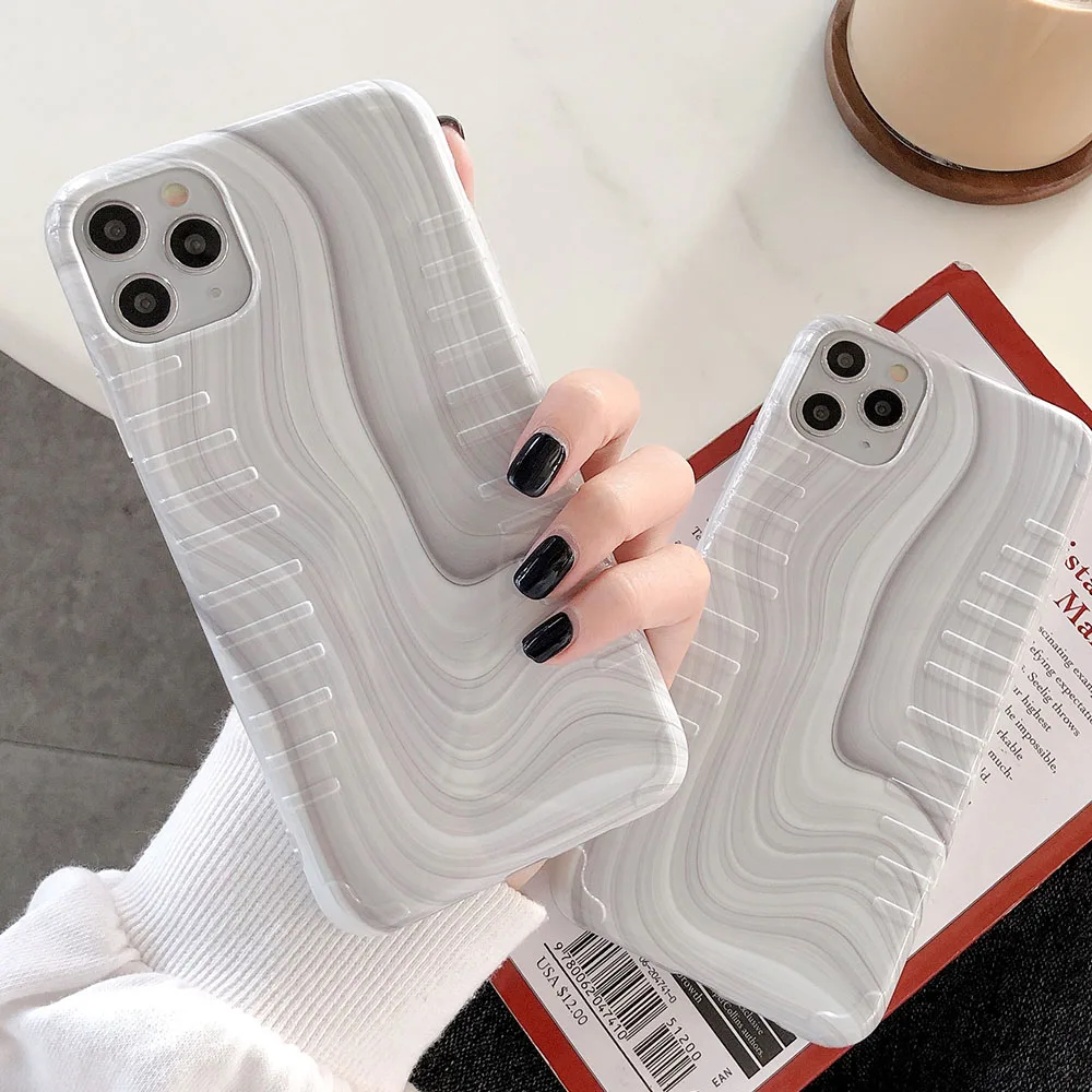 Классический Мраморный чехол для телефона iPhone 11 Pro Max XR XS 7 8 Plus X мягкие силиконовые