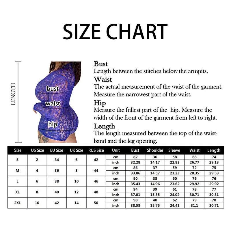 

Women Bodysuit Solid Color Lace Hollow Deep V-neck Slim Sexy One-piece Party Dresses Mesh Long Sleeve Transparent Club Outfit