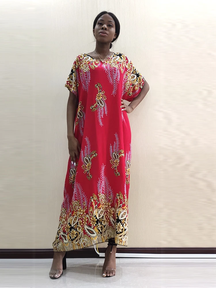 

Newest 2019 Autumn Dashiki Dress Women Elegant Party Long Dresses with Scarf African Clothing