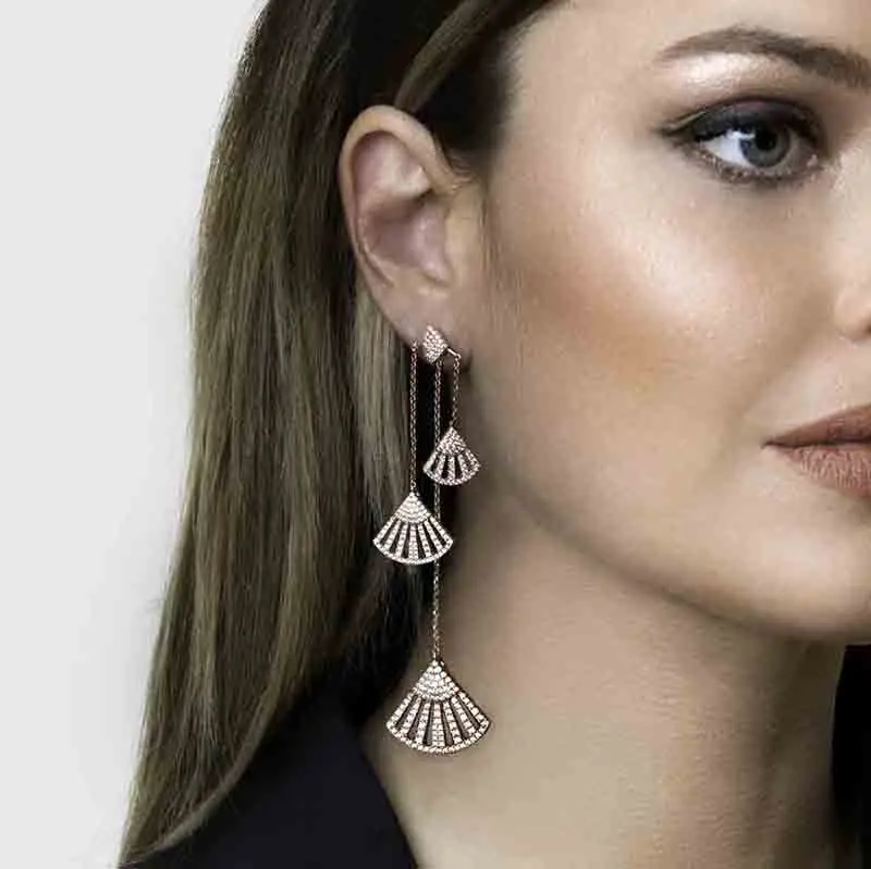 Модный шарм из стерлингового серебра оригинал 1:1 копия асимметричный фламенко