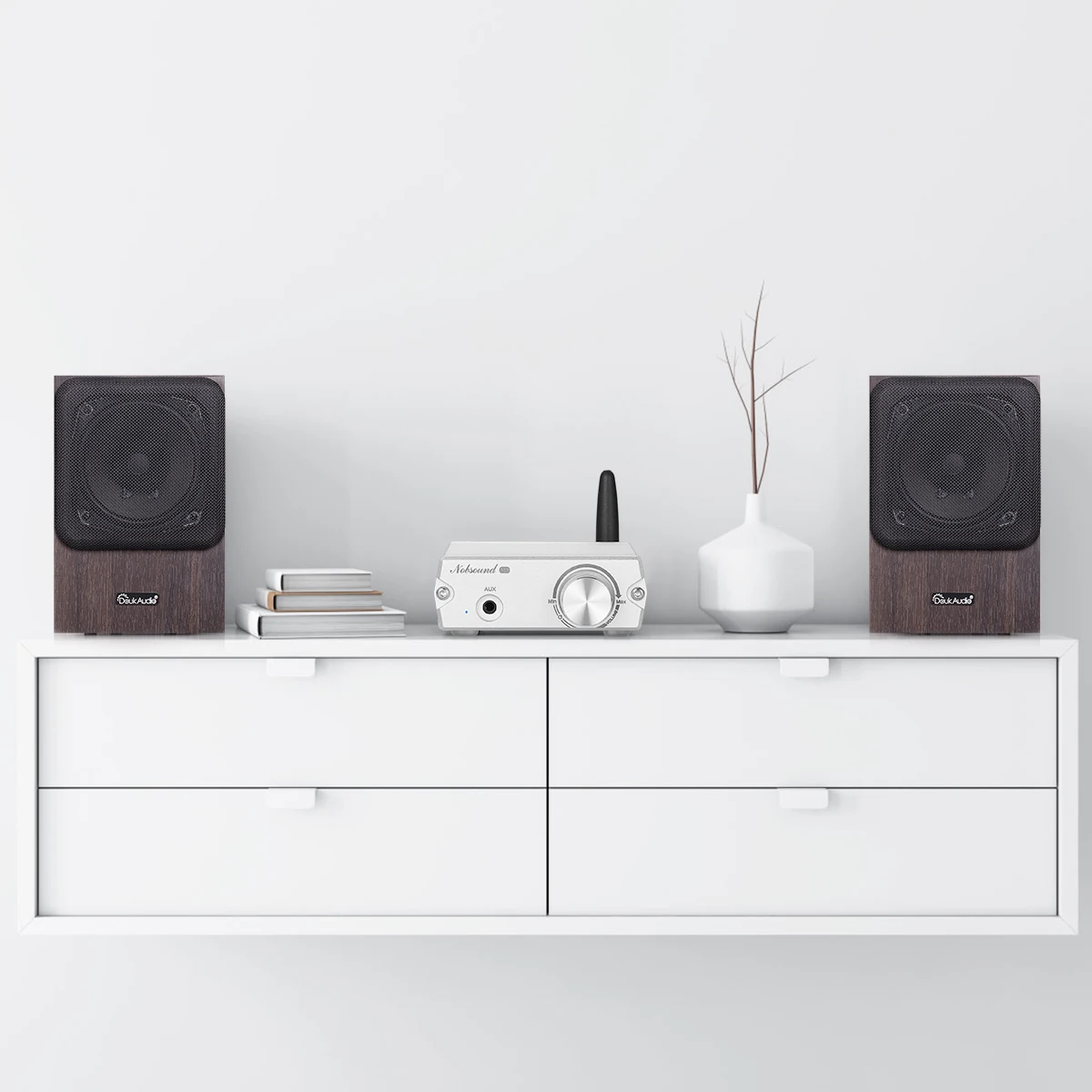 5 дюймовый Полнодиапазонный пассивный громкоговоритель Douk Audio с книжной полкой 80