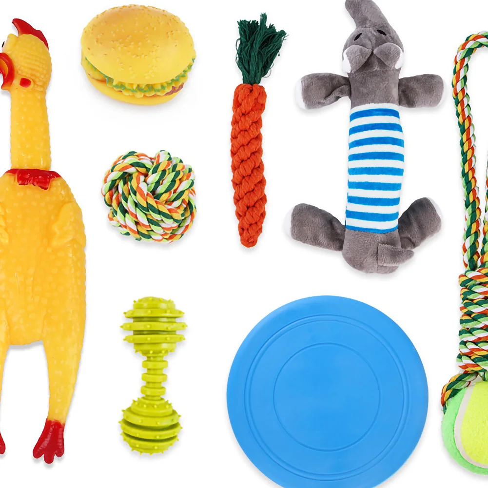 Игрушка для домашних животных моляр хлопковая веревка устойчивая к укусам