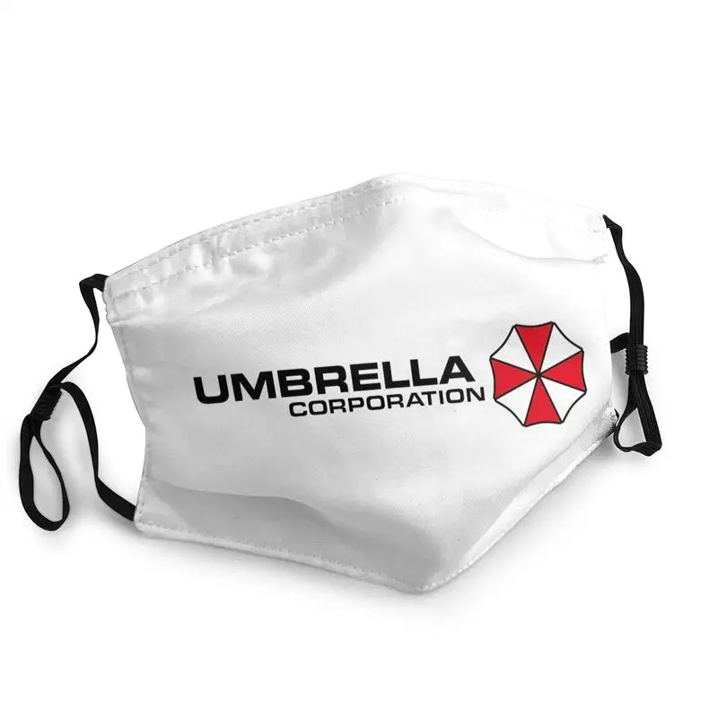 

Маска для лица Umbrella Corporation для мужчин, маска для видеоигр, многоразовая маска для рта