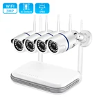 Беспроводная IP-камера видеонаблюдения, 3 Мп, 8 каналов, инфракрасное ночное видение