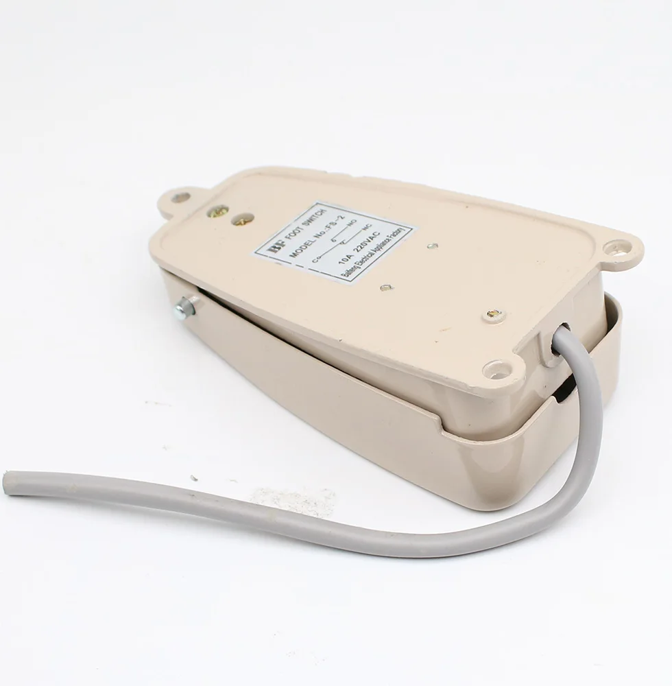 TFS-2 AC250V 10A зеленый SPDT NO NC нескользящий металлический Мгновенный Переключатель